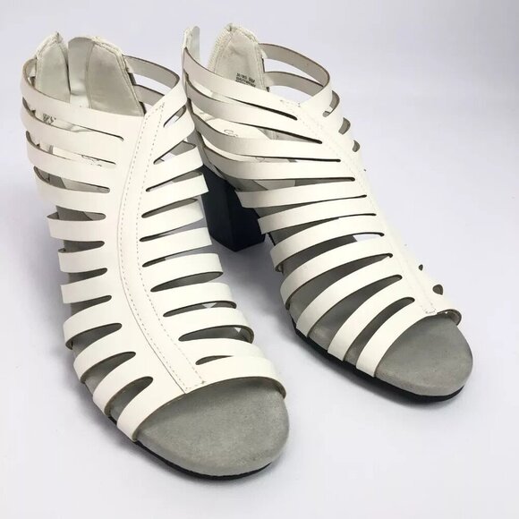 Easy Street Womens Dreamer Sandals White 9.5M - Picture 3 of 5